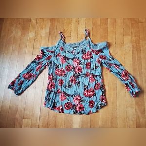 Venus Cold Shoulder Floral Top